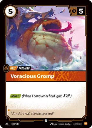 Voracious Gromp (100/219) - Riftbound - [Unleashed]