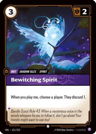 Bewitching Spirit (121/219) - Riftbound - [Unleashed]