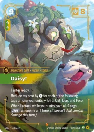 Daisy! (196/219) - Riftbound - [Unleashed] Foil