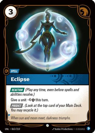 Eclipse (063/219) - Riftbound - [Unleashed] Foil