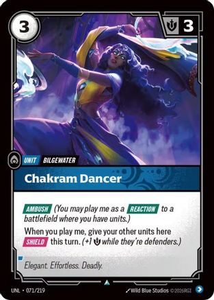 Chakram Dancer (071/219) - Riftbound - [Unleashed]