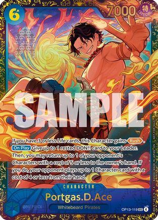 Portgas.D.Ace (119) (Treasure Cup March 2026) (OP13-119) - [One Piece Promotion Cards] Foil