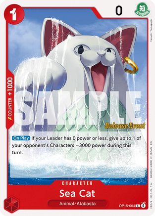 Sea Cat (OP15-004) - [Adventure on Kami's Island Release Event Cards]