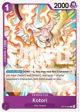 Kotori (OP15-064) - [Adventure on Kami's Island Release Event Cards]