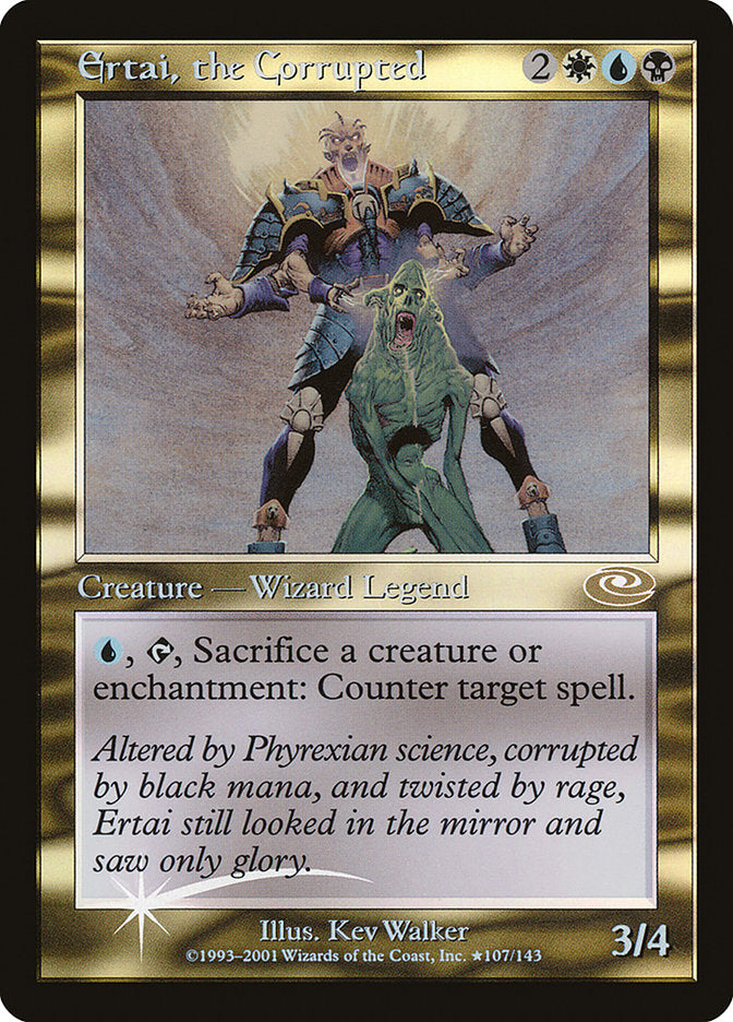 Ertai, the Corrupted (Kev Walker) [Planeshift] Foil