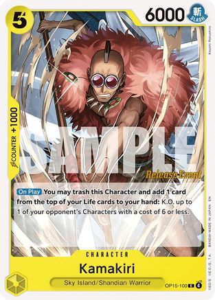 Kamakiri (OP15-100) - [Adventure on Kami's Island Release Event Cards]
