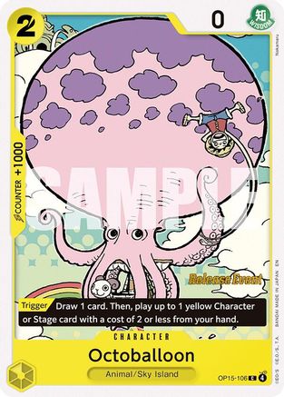 Octoballoon (OP15-106) - [Adventure on Kami's Island Release Event Cards]