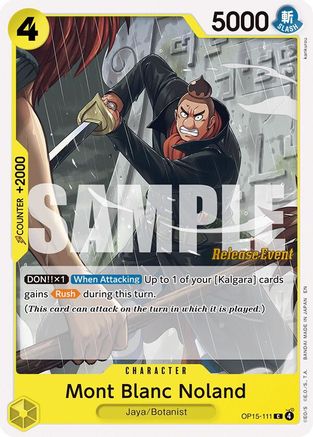 Mont Blanc Noland (OP15-111) - [Adventure on Kami's Island Release Event Cards]