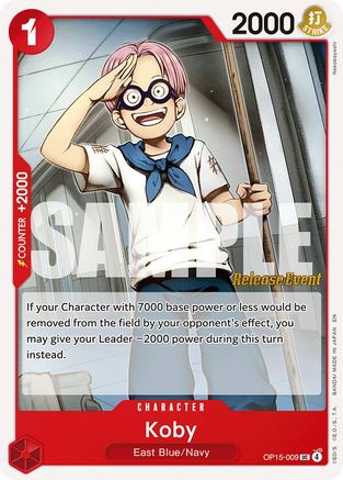 Koby (OP15-009) (OP15-009) - [Adventure on Kami's Island Release Event Cards]