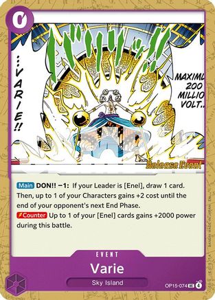 Varie (OP15-074) - [Adventure on Kami's Island Release Event Cards]