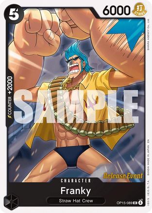 Franky (OP15-089) - [Adventure on Kami's Island Release Event Cards]