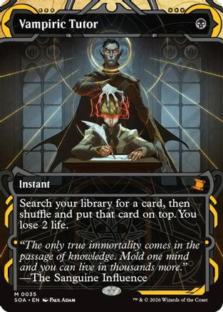 Vampiric Tutor  [Secrets of Strixhaven: Mystical Archive] Foil