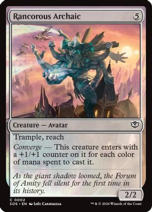 Rancorous Archaic  [Secrets of Strixhaven] Foil