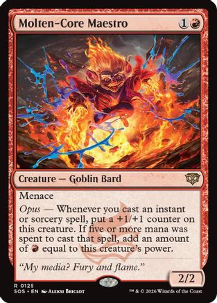 Molten-Core Maestro  [Secrets of Strixhaven] Foil