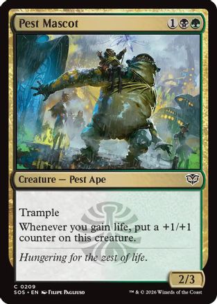 Pest Mascot  [Secrets of Strixhaven] Foil