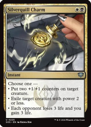 Silverquill Charm  [Secrets of Strixhaven] Foil