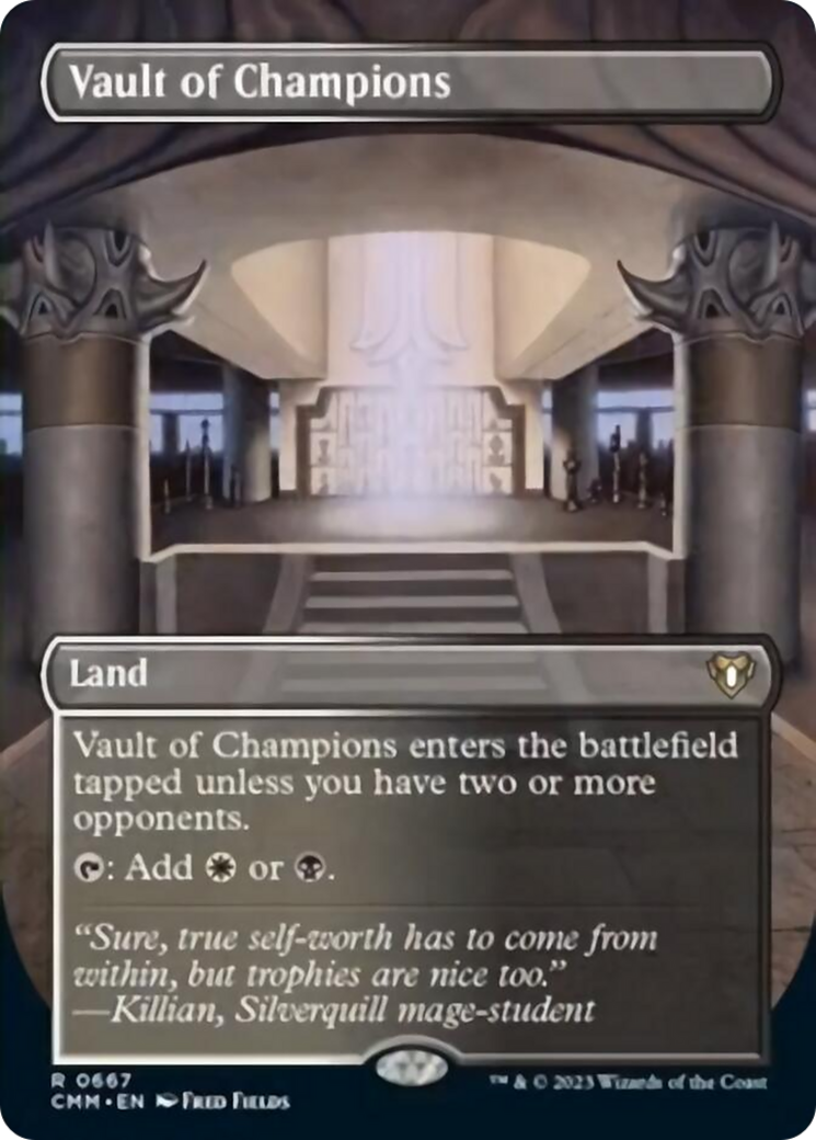 Vault of Champions (Borderless Alternate Art) [Commander Masters] Foil