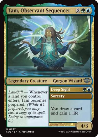 Tam, Observant Sequencer  [Secrets of Strixhaven] Foil