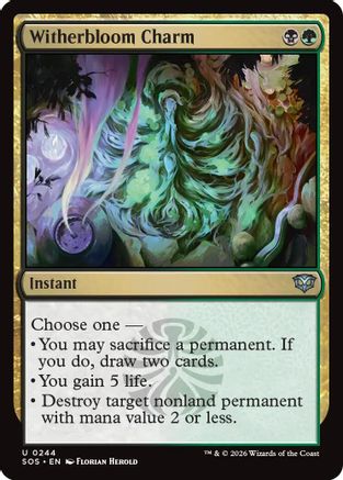 Witherbloom Charm  [Secrets of Strixhaven] Foil