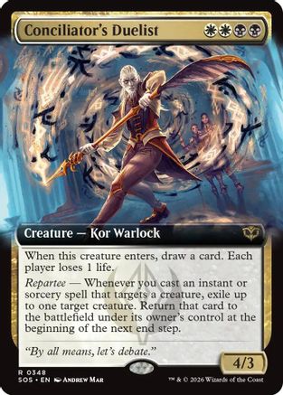 Conciliator's Duelist (Extended Art)  [Secrets of Strixhaven] Foil