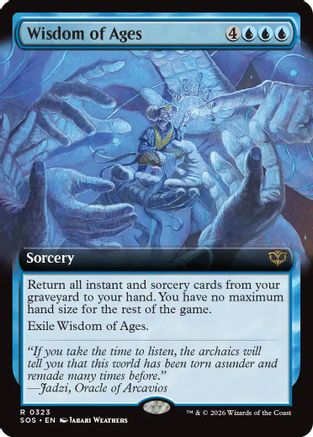 Wisdom of Ages (Extended Art)  [Secrets of Strixhaven]