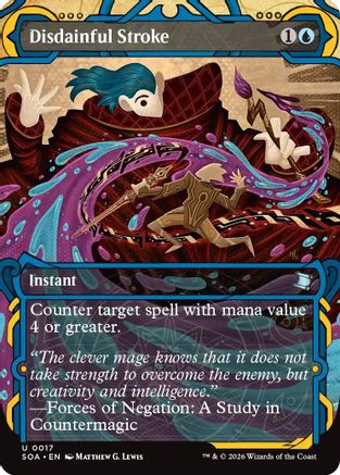 Disdainful Stroke  [Secrets of Strixhaven: Mystical Archive] Foil