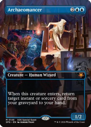 Archaeomancer (Borderless)  [Special Guests] Foil