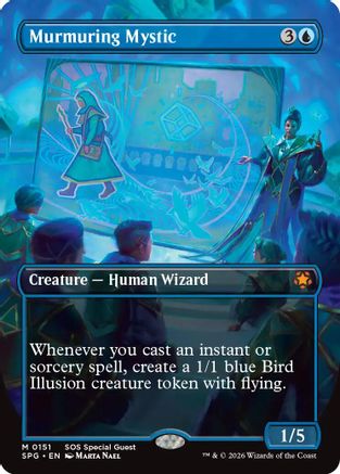 Murmuring Mystic (Borderless)  [Special Guests] Foil