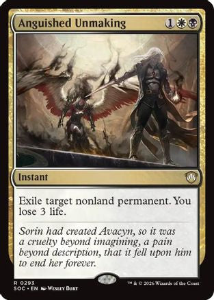 Anguished Unmaking  [Commander: Secrets of Strixhaven]