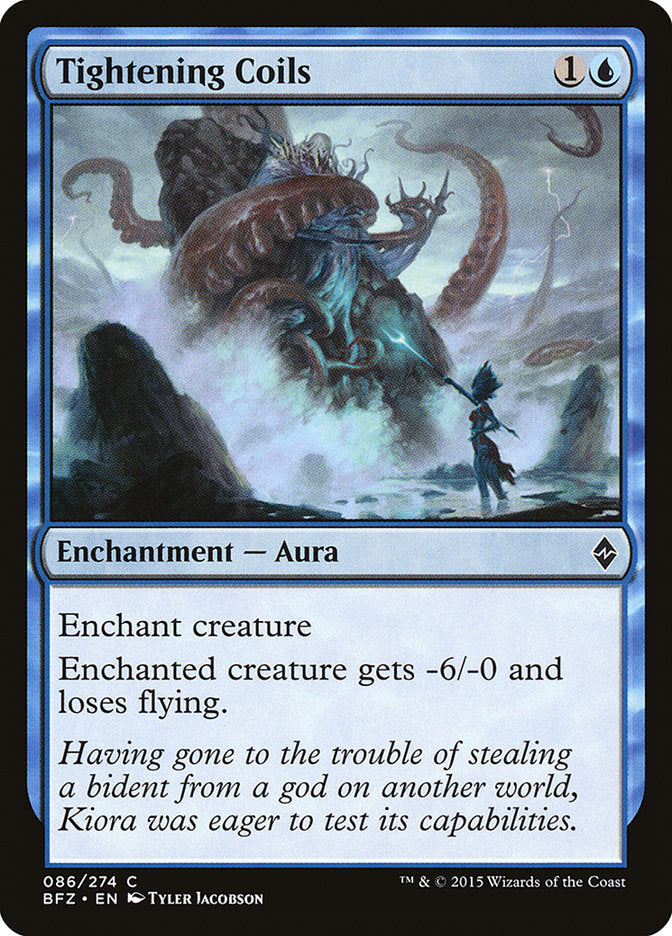 Tightening Coils [Battle for Zendikar] Foil