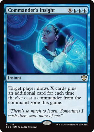 Commander's Insight  [Commander: Secrets of Strixhaven]