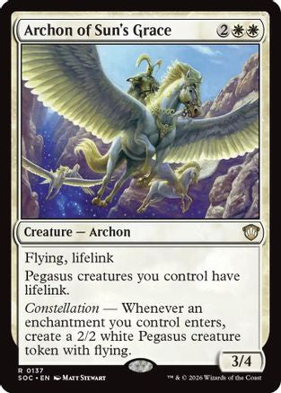 Archon of Sun's Grace  [Commander: Secrets of Strixhaven]