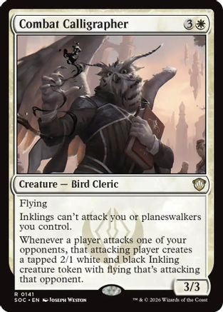 Combat Calligrapher  [Commander: Secrets of Strixhaven]