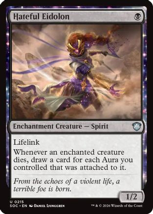 Hateful Eidolon  [Commander: Secrets of Strixhaven]