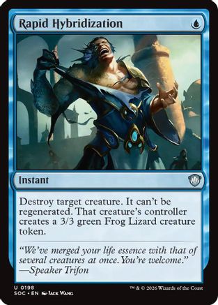 Rapid Hybridization  [Commander: Secrets of Strixhaven]