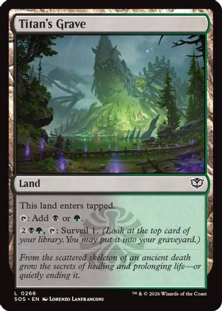 Titan's Grave  [Secrets of Strixhaven] Foil
