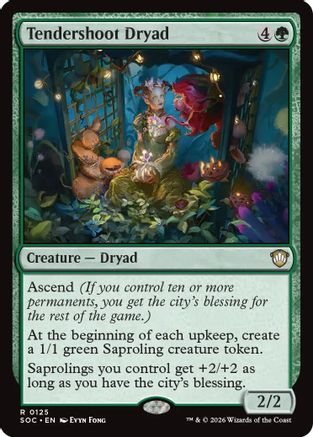 Tendershoot Dryad  [Commander: Secrets of Strixhaven]