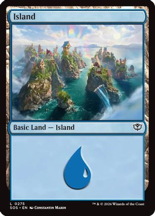 Island (0275)  [Secrets of Strixhaven]
