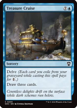Treasure Cruise  [Commander: Secrets of Strixhaven]