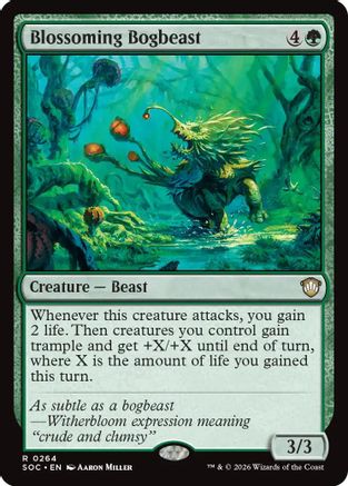 Blossoming Bogbeast  [Commander: Secrets of Strixhaven]