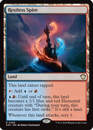 Restless Spire  [Commander: Secrets of Strixhaven]