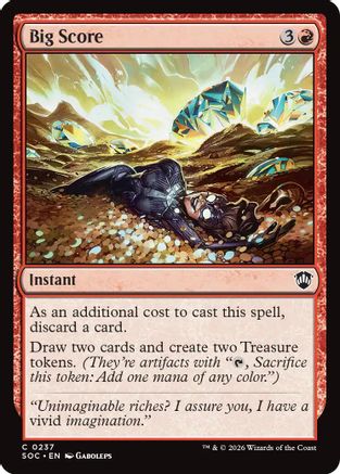 Big Score  [Commander: Secrets of Strixhaven]