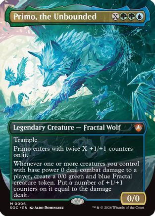Primo, the Unbounded (Borderless)  [Commander: Secrets of Strixhaven]