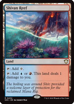 Shivan Reef  [Commander: Secrets of Strixhaven]
