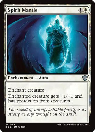 Spirit Mantle  [Commander: Secrets of Strixhaven]