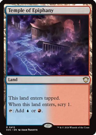 Temple of Epiphany  [Commander: Secrets of Strixhaven]