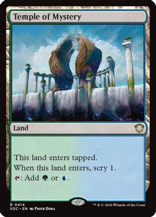 Temple of Mystery  [Commander: Secrets of Strixhaven]