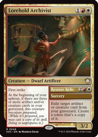 Lorehold Archivist  [Commander: Secrets of Strixhaven]
