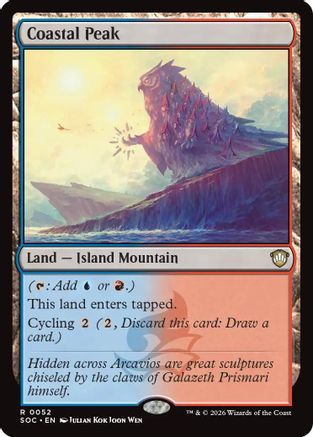 Coastal Peak  [Commander: Secrets of Strixhaven]