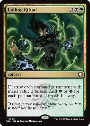 Culling Ritual  [Commander: Secrets of Strixhaven]